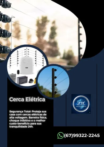 Cerca Elétrica: máxima proteção.<br>?Impactante: "Invasores