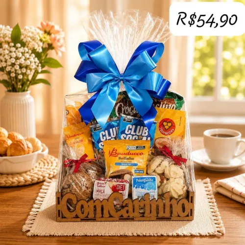Cesta de café da manhã Premium