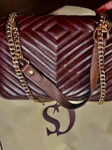 Bolsa Carmen Steffen original de couro