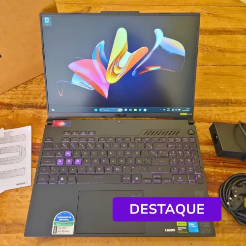 Notebook Gamer ASUS TUF F16 RTX 4050 6GB Core 5 210H 16GB DDR5 144Hz