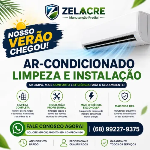 Ar-Condicionado | Limpeza, Instalação e Manutenção Profissional
