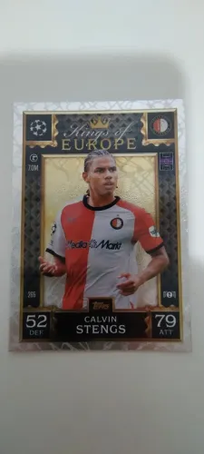 Cartão card de jogador Match Attax Extra Topps