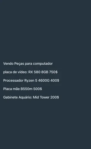 Peças para computador