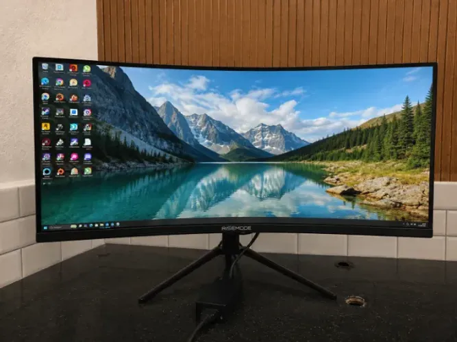 Monitor 34 Curvo Ultrawide Risemode Novo lacrado na caixa