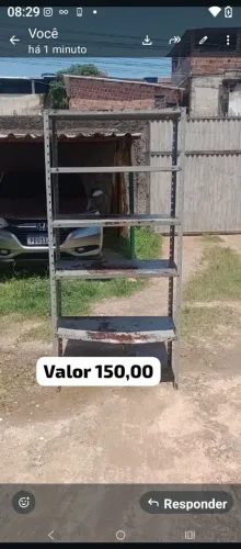 Estante de ferro 