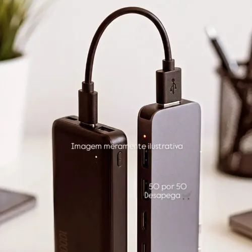 Kit 4 Cabos USB Novos Micro-USB e Tipo C com Medidas Variadas