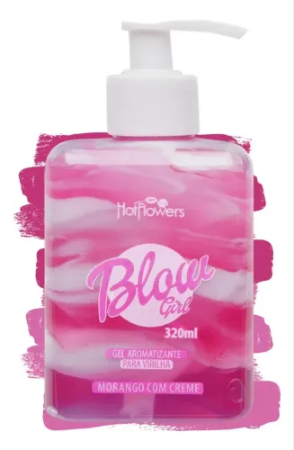 Gel Hidratante Corporal Blow Girl Morango Beijável 320ml