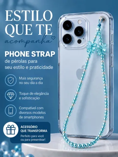 Phone Strap, mais segurança no seu dia a dia. Perfeito para você ou presentear. Gostou ?