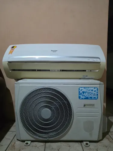 AR Condicionado MIDEA 18mil BTUS INVERTER - já vai com 3 metros de tubulação e cabos