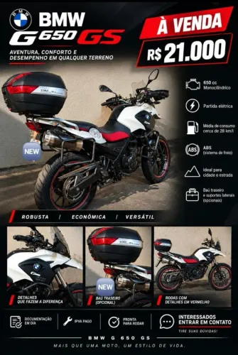 Moto BMW G650 GS