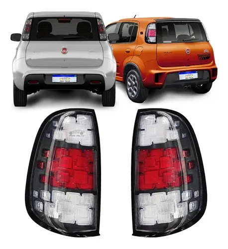 Lanterna Fiat Uno 2015 2016 2017 2018 2019 2020 2021 Cristal