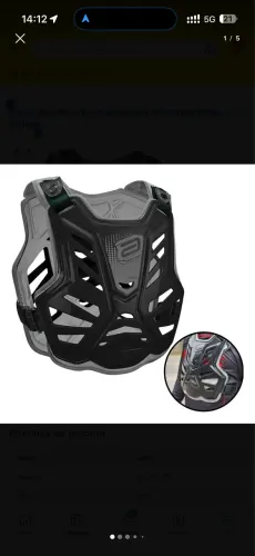 Colete asw trilha motocross