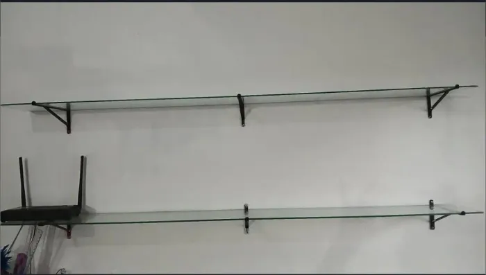 Prateleiras de vidro