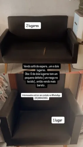 Sofás 02 e 01 lugares