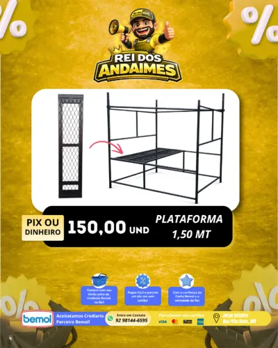 Plataforma para Andaimes