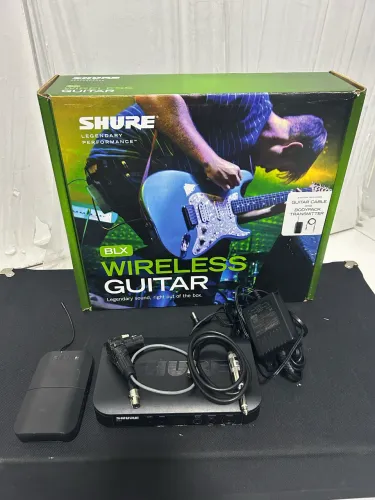 Transmissor Shure Sem Fio Para Instrumento Blx14br M15 Preto
