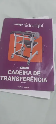 Cadeira de Transferência para Acamados - Comprada em 2025 - Excelente Estado