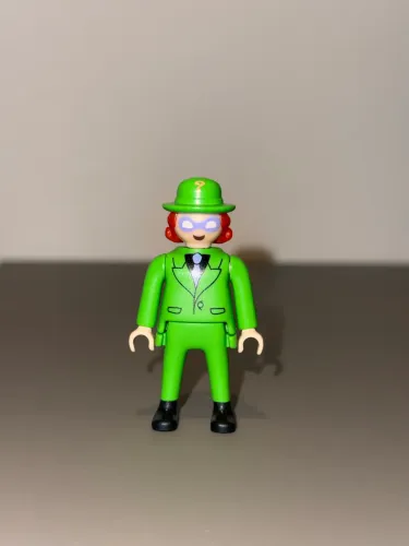 Boneco Playmobil Charada DC Comics Kinder Ovo