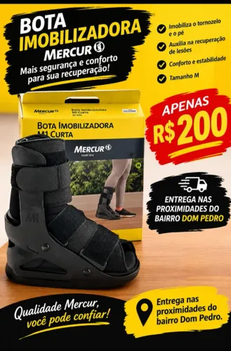 Bota ortopédica seminova