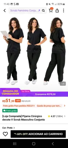 Pijama Cirúrgico - conjunto