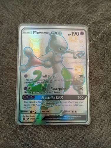 Carta Pokémon Mewtwo GX 