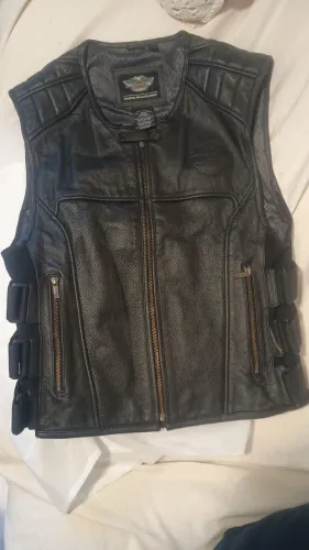 Colete Couro Harley Davidson Original modelo SWAT