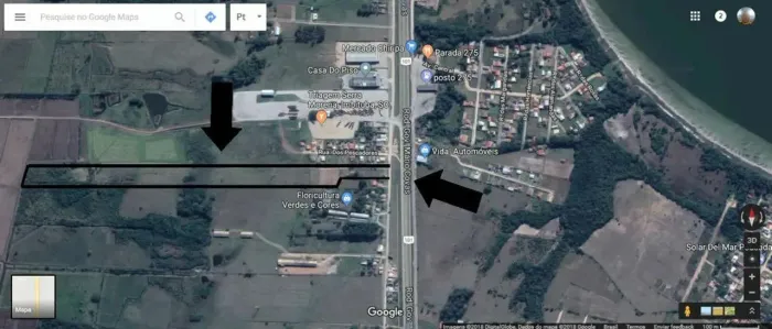 Lote em BR 101 - Alto Arroio - Imbituba/SC