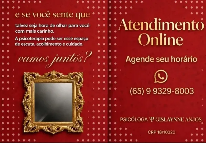 Psicóloga/Atendimento On-line