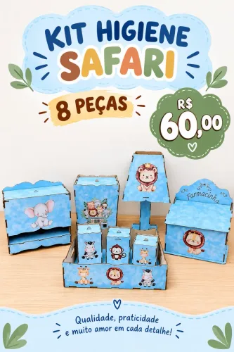 Kit higiene 8 peças