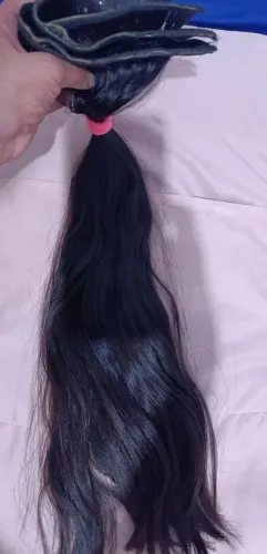 Mega hair na tela