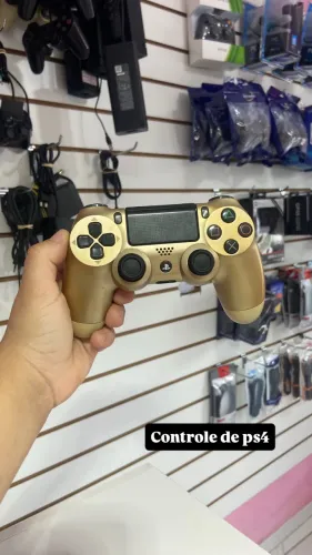 Controle de ps4 Dourado original seminovo 