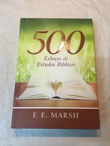 Livro 500 Esboços de Estudos Biblicos - Bom estado - Leia