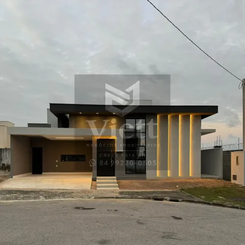 Casa em Condomínio à Venda em Parnamirim-RN, Bairro Cajupiranga: 3 Quartos, 2 Suítes, 3 Ba