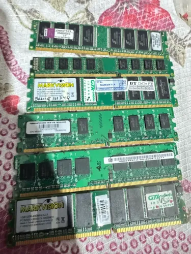 Memória RAM DDR2 pra note e desktop