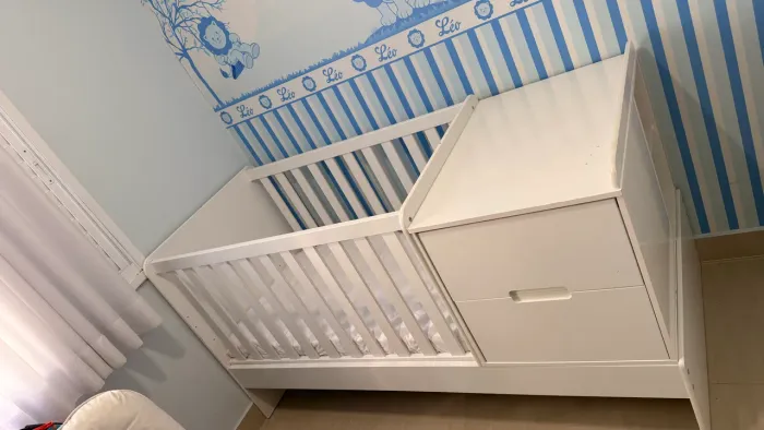 Berço Multifuncional americano branco