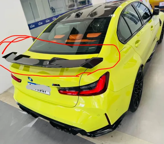Aerofólio M3 Performance fibra de carbono PPF