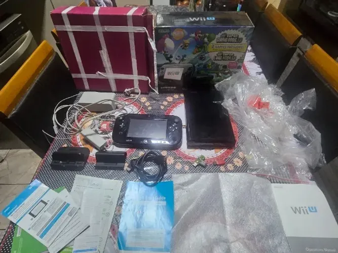 wii u desbloqueado com caixa , pendrives e jogos completo 