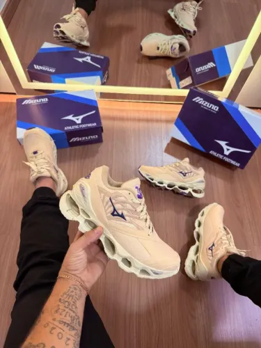 Mizuno Pro 13S Nacional Bege Flor de lótus Masculino