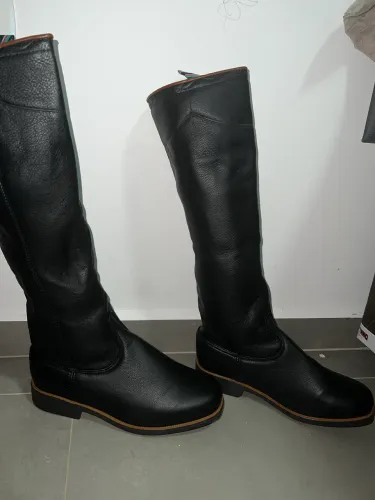 Bota Crioula Modelo Ginete Solado Confort - Preta (Tamanho 40)