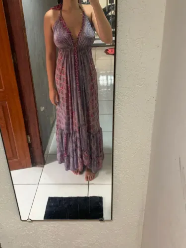 Vestido Indiano Longo