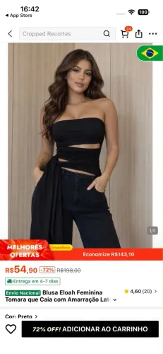 blusinha shein (nova)