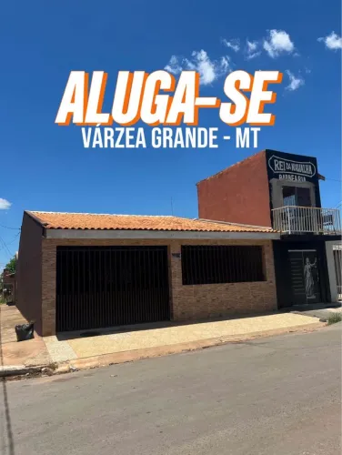 ALUGA-SE CASA NO BAIRRO SANTA MARIA, VÁRZEA GRANDE