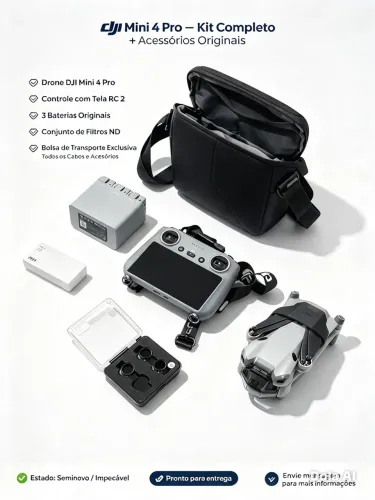 Drone JDI mini 4 pro impecável