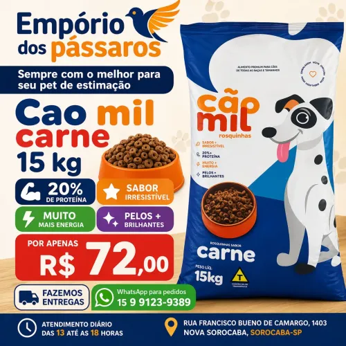 Ração para cachorro 15 kg