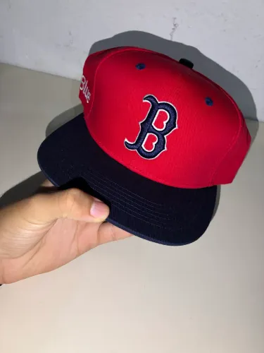 Boné Vermelho  Boné Original ?47 Brand Boston Red Sox MLB Snapback Vermelho Novo