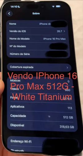 iPhone 16 Pro Max 512GB