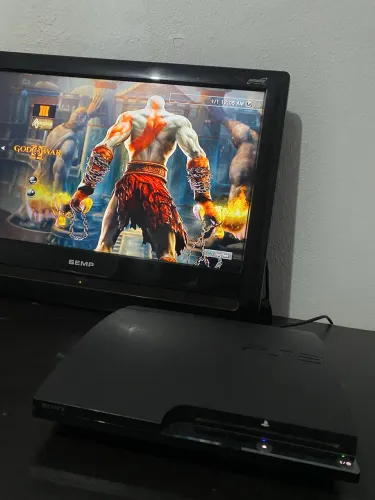 ? PLAYSTATION 3 SLIM ? CONSERVADO E PRONTO PARA JOGAR!