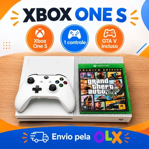 Xbox one S 1tb + jogo + controle original