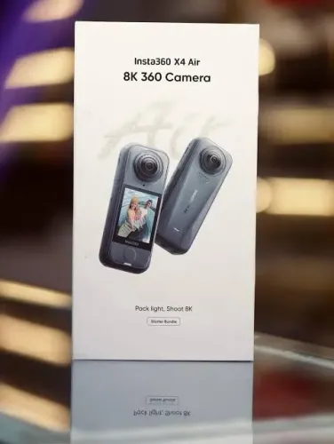 Câmera de ação insta 360 x4 Air combo com 2 baterias e bastão de selfie 