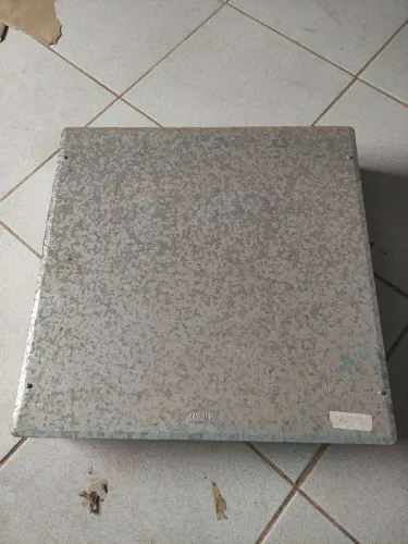 Caixa passagem galvanizada 60x60x12 andaluz